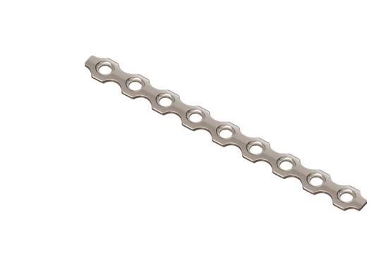 AS. Straight Pelvic Reconstruction Plate, 3.5mm (Tit) 
